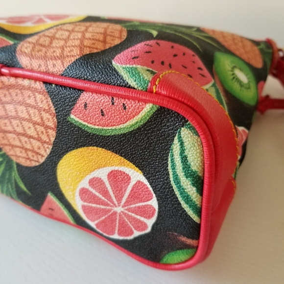 Dooney & Bourke Ambrosia Crossbody Bag Watermelon Grapefruit Pineapple - Picture 10 of 13